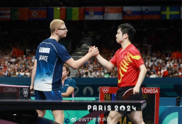 奥运国乒男团3-0横扫法国进决赛 将与瑞典争冠军
